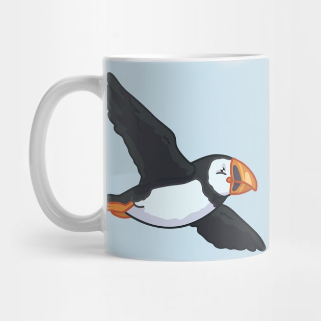 Atlantic Puffin by bytesizetreasure